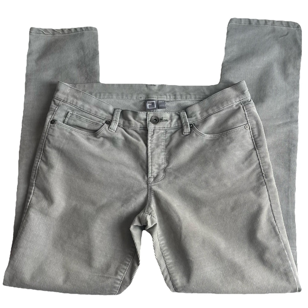 VTG JCP Gray Cordurouy Low Rise Pants Peasant Boho Hippie Women's‎ 29/8